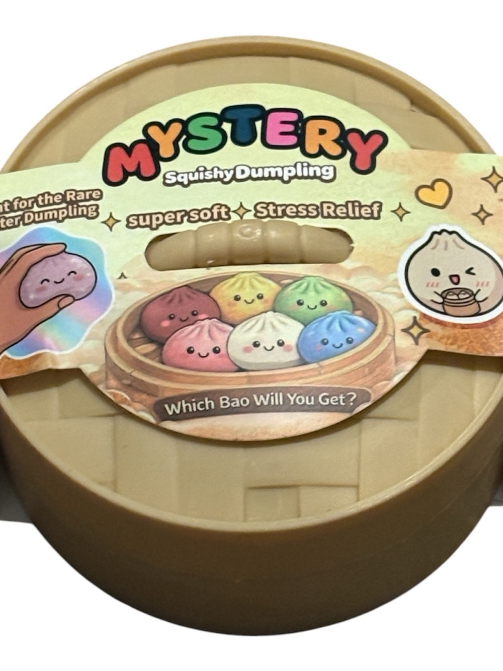 Mystery Squishy Dumpling- Pink Sugar Dumpling
